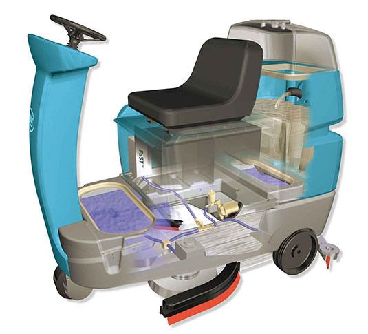 T7 Ride-On Floor Scrubber alt 7